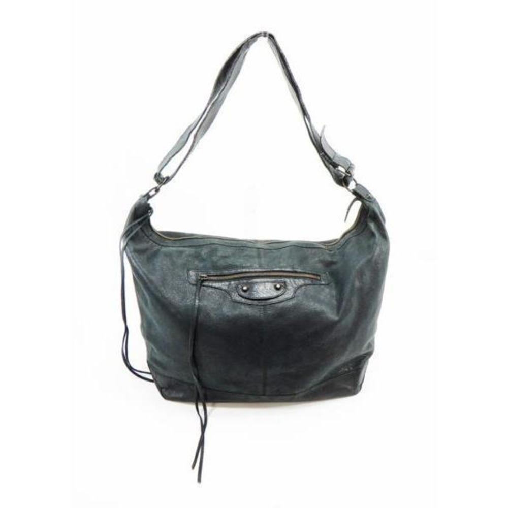 BALENCIAGA The Courier Shoulder Bag Black